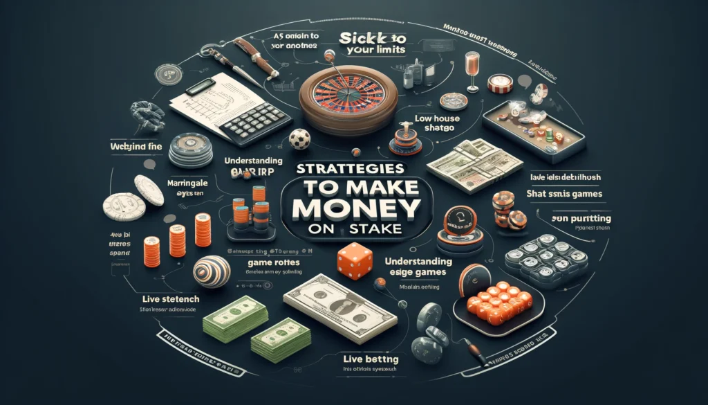 Illustration of Strategies to Make Money on Stake